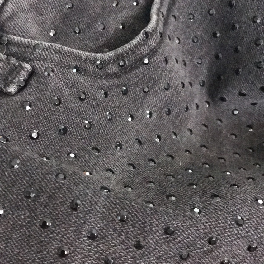 NEW ANA High Rise Rhinestone Jeans - Picture 9 of 9